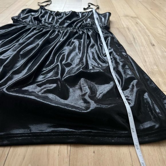 NWT BB Dakota wet look sleeveless dress - Picture 7 of 9